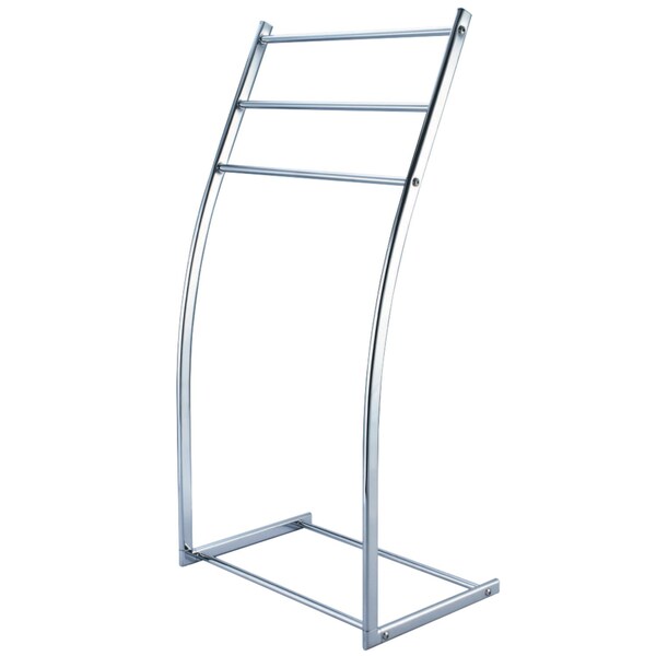 SCC8251 Pedestal Steel Construction Towel Rack, Polished Chrome